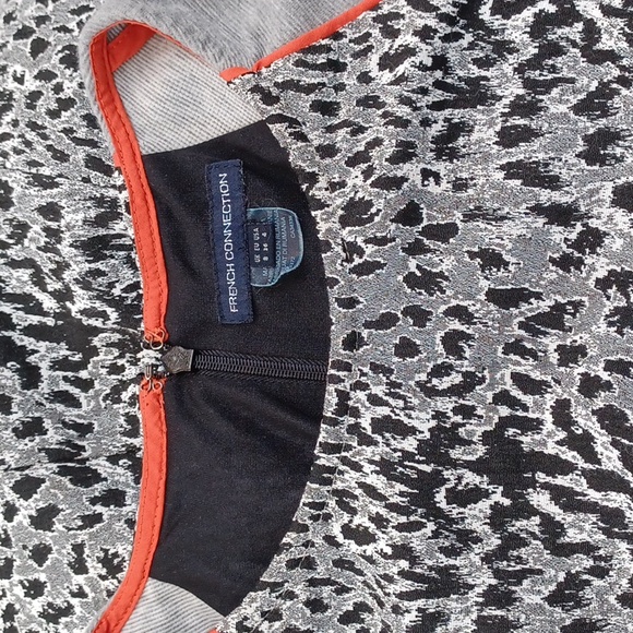 French Connection "T-Animal Magic" Fitted Sheath Dress- Sz. 4 - Picture 7 of 10